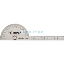 TOPEX - Szögmérő, vonalzó, 100mm