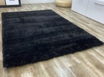 Puffy shaggy szőnyeg black 80 x 150 x 5 cm