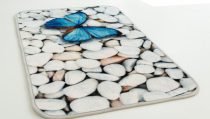 Fürdőszoba szőnyeg 3D, Pillangó, 60x100 cm