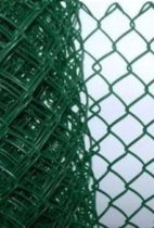   Kerítésfonatok zöld PVC-vel bevont horganyzott drótkerítés
