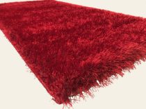 Futó szőnyeg, Puffy shaggy, red, 60 x 220 x 5 cm