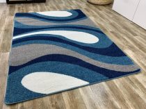 Margit nyírt szőnyeg hullámos kék 200 x 280