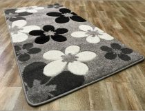 Margit nyírt szőnyeg virágos grey 200 x 280