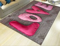 Fürdőszoba szőnyeg 3D, Love, 60x100 cm
