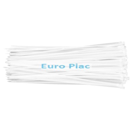 Műanyag kábelkötegelő TOPEX fehér 2,5x100