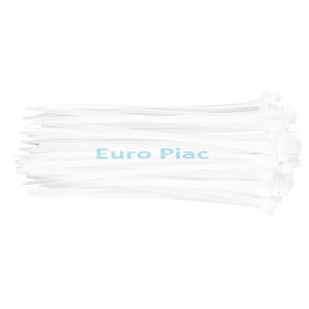 Műanyag kábelkötegelő TOPEX fehér 4,8x200