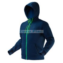 Kapucnis pulóver, Premium line NEO kék XL