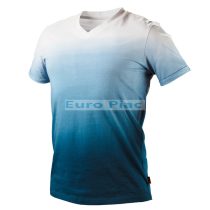Férfi póló, árnyékmintás, Denim line NEO kék XL